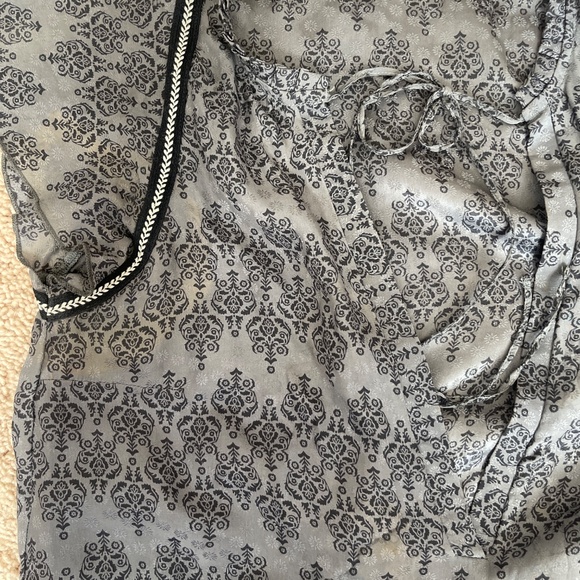 Sandro silk mini dress size 3 - Picture 3 of 4